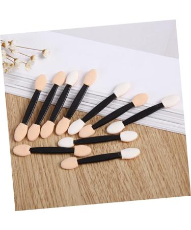 Beatifufu 40pcs Sponge Stick Disposable Makeup Applicator Eyeshadow Brush Kit Double-head Eyeshadow Stick Tool 8x6cm Assorted Color - Buy Online on GoSupps.com