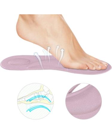 VGEBY1 Orthotic Arch Support Insole for Flat Feet - Memory Foam Shoe Pad for Plantar Fasciitis Comfort (Women Pink) - Best International Shipping - Buy Online on GoSupps.com