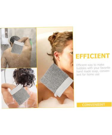 Gogogmee 2pcs Soap Bag Foaming Net Body Bar Soap Natural Soap Bag Soap Net Loofahs Bubble Maker Flax - Buy Online on GoSupps.com