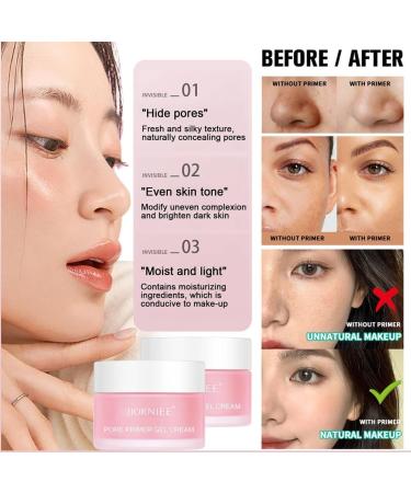 CC Party Store Pore Primer Gel Cream Jiorniee Pore Filling Gel Cream Pore Shrinking Cream jiorniee pore primer gel cream gel primer face for all skin tones 2 pieces - Buy Online on GoSupps.com
