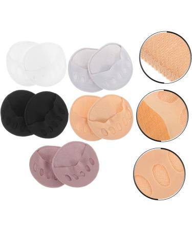FRCOLOR 10 Pairs Invisible Five Toe Socks Half Socks Women Forefoot Socks Women Toe Socks High Heel Socks Non Skid Socks Invisible Forefoot Socks Non Shoe Grips Cotton Bottom Women's Socks - Buy Online on GoSupps.com