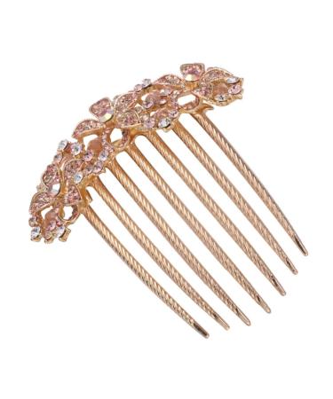 DOITOOL Prom Hair Clips Women Headpiece Rhinestone Headpiece Hair Comb Hair Barrettes for Women Elegant Hair Accessories for Women Hair Teasing Comb Hair Insert Comb Grace Hair Piece Bride