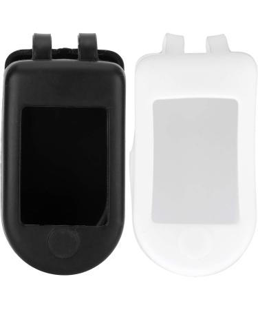 KIMISS Silicone Oximeter Case - 2-Pack Portable Protective Cover for Pulse Monitor (Black & White) - Ideal for Travel - Buy Online on GoSupps.com