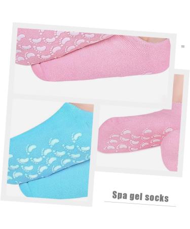 Healeved 3 Pairs Foot Moisturizing Socks Overnight Spa Socks Hydrating Lotion Socks Moisturizing Foot Sock Beauty Salon Foot Caring Socks Foot Socks Warm Socks Dry Foot Mask Keep Warm Gel - Buy Online on GoSupps.com