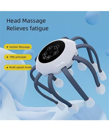 Allram Wireless Scalp Massager - 10 Vibration Contacts 5 Modes | Portable Head Massage for Stress Relief - Black - Buy Online on GoSupps.com