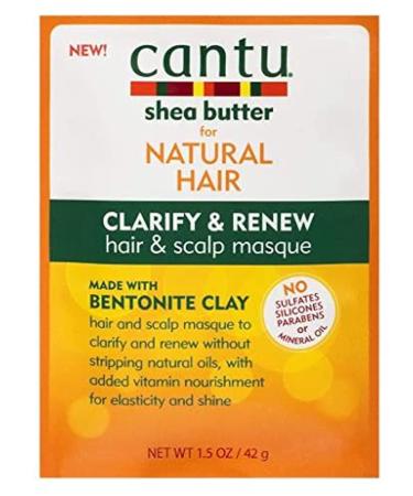 Masque capillaire clarifiant & r g n rant l'argile bentonite deep clarify & renew bentonite clay masque