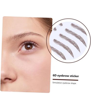 FOMIYES 12 Pcs Eyebrow Stickers Waterproof Makeup Eyebrows Tattooed Eyebrow Stencils Makeup Tools 3d Make up - Buy Online on GoSupps.com