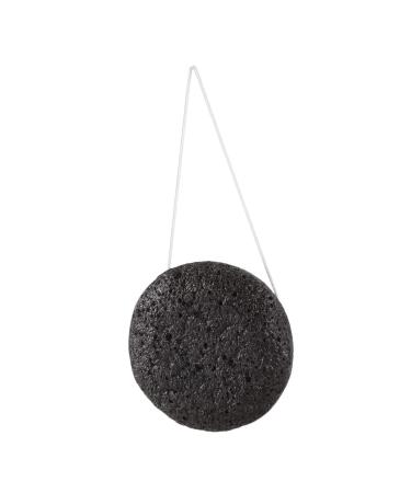 Pmandgk Konnyaku Jelly Fiber Wash Pad Cleaning Sponge Puff Exfoliator-black