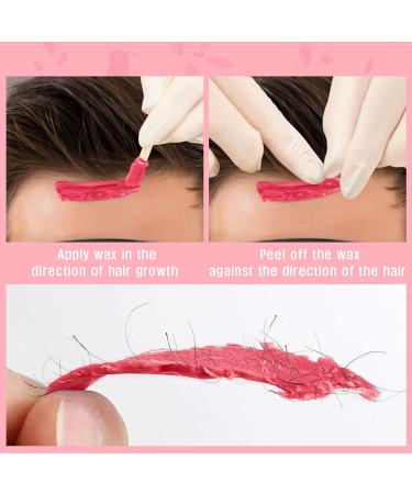 Hard Wax Beads for Brazilian Waxing - Painless Waxing Beans for Sensitive Skin (300g/10.5oz) | Coarse Body Hair Formula | Includes 10pcs Applicators | Ideal for Men and Women - Buy Online on GoSupps.com