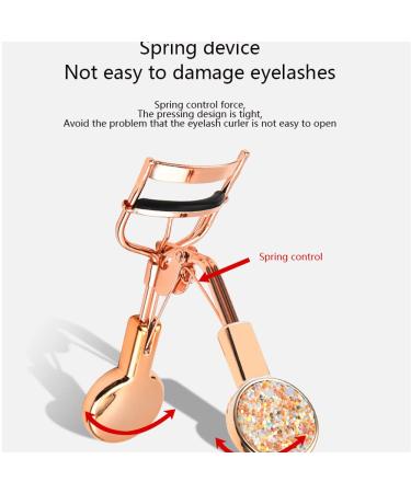 Professional Eyelash Curler - Portable Rose Gold Makeup Tool for Stunning Lashes | International Shipping Available - Buy Online on GoSupps.com