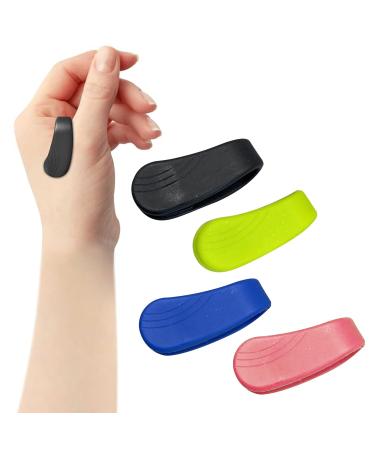 Acupressure anti-stress finger massage ring massage rings for fingers acupressure ring portable shiatsu clips massage acupressure clip portable acupresser massage ring for fingers 8 pieces