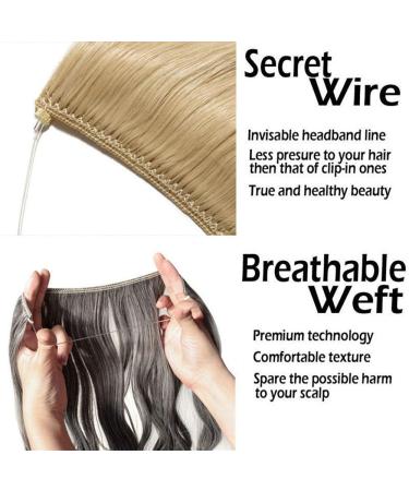 24 Inch Wired Hairline Hair Extension - Dark Line One Piece Synthetic Wig for Ponytails - Shop Now! - Buy Online on GoSupps.com