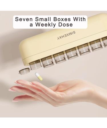 7-Day Pill Organizer | Compact Travel Case for Daily Medication | Green - International Shipping Available - Buy Online on GoSupps.com