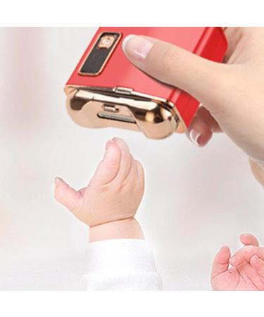 Electric Nail Trimmer 3 Modes Adjustable Electric Manicure Pedicure Tool for Seniors | Manicure Pedicure Tool Safety Cutter & Trimmer with Storage Light for Kids Home Use Red - Buy Online on GoSupps.com