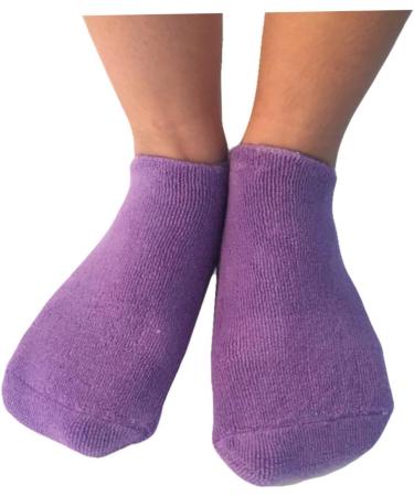minkissy Socks for Heels Soft and Smooth Skin Socks and Gloves Cracked Skin Gloves Jojoba Oils Moisturizing Socks Dry Skin Gloves Plantar Silicone Heel Sock Women Care Gel Purple - Buy Online on GoSupps.com