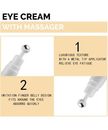 Snail Peptide Eye Cream - Brightening Korean Night Cream for Fine Lines and Dark Circles Korean Skincare anti dark circles/puffiness cream snail mucin eye cream korean skincare eye contour cream - Buy Online on GoSupps.com