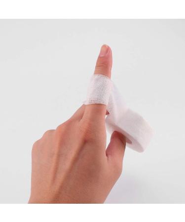 Beaupretty 5pcs Adhesive Sports Bandages - White 2.5x9.1CM for Pain Relief | International Shipping - Buy Online on GoSupps.com