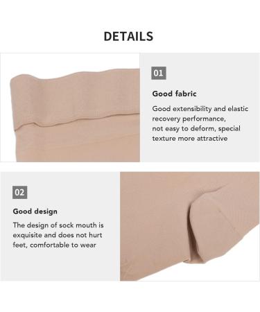 23-32 mmHg Compression Stockings for Men & Women | Open Toe Thigh High Relief Socks | XL for Daily Sports & Sitting | Best Spider Vein Support - Buy Online on GoSupps.com