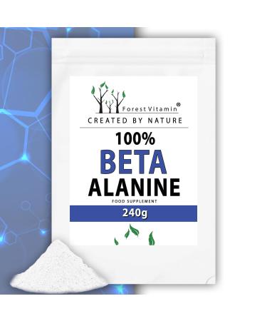 Forest vitamin - 100% beta alanine - 240g powder delivers pure beta alanine sufficient for up to 300 portions - improves performance