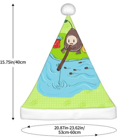 YYHHAOFA Sunflower seeds fishing Christmas hat for Adult : Soft and light Ideal for school events holiday parties etc. - Buy Online on GoSupps.com