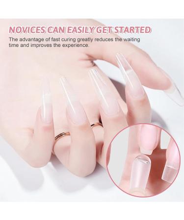 Fixed Nail Glue Gel 15g UV Nail Tip Adhesive for Professional Acrylic Extensions & Nail Art - Buy Online on GoSupps.com