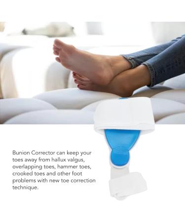 Pssopp Bunion Corrector - Adjustable Orthopedic Toe Straightener for Men - Hardened Gel Joint Support - One Size - White - Buy Online on GoSupps.com