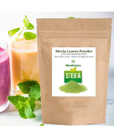 100% Natural Stevia Powder 200g - Vegan & Selected Leaves for Healthy Sweetening | Buy Internationally - Buy Online on GoSupps.com