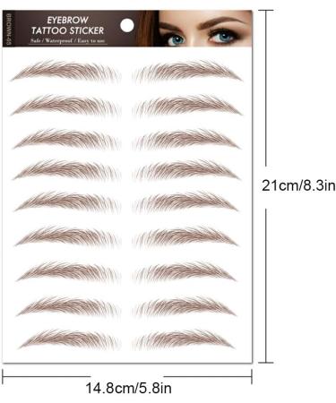 miduoidn Authentic Waterproof Eyebrows Tint For Eyebrows Easy To Apply Makeup Products Eyebrows Professional Accessories Brown-02 4pcs - Buy Online on GoSupps.com