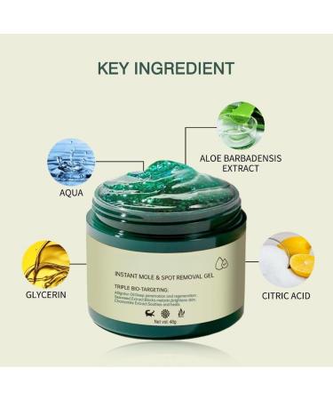  SONGVISON Instant Mole & Spot Removal Gel Dark Pigment Lightening Gel Skin Correcting Moisturizing Serum for Women - Buy Online on GoSupps.com