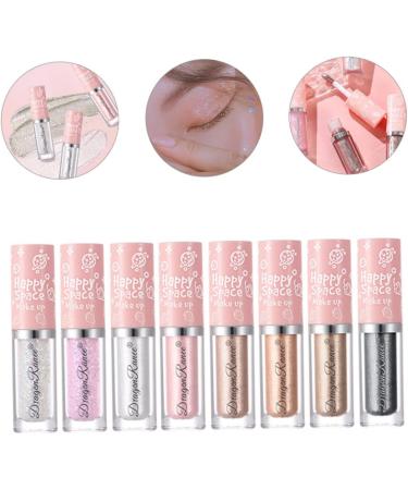 VINTORKY 8pcs Eye Shadow Eye Makeup Accessories Glitter Eye Makeup Pigmented Makeup Pallet Liquid Eyeshadow - Buy Online on GoSupps.com