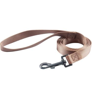 Olahibi Basic Dog Collar and Leash Combo Set Durable Nylon Collar and 150CM Matching Leash for Small Dogs.(S Brown Set) S Nylon Brown Set - Buy Online on GoSupps.com