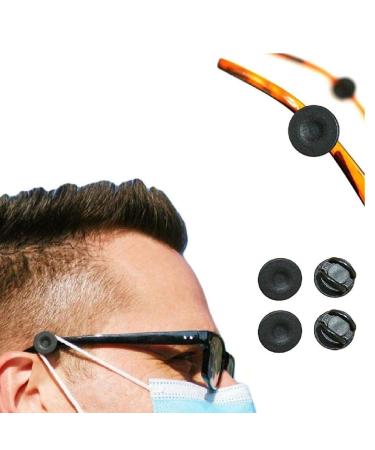 Prevessel mask holder glasses mask holder non -slip silicone mask holder glasses wearer solid clip on the glasses Elastic mask holder to relieve the ears over the neck and back of the head