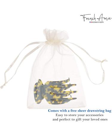 French Amie Paw 2 3/4 Cellulose Handmade Hair Clips for Women - Strong Hold Alligator Clips for Styling - Durable Fashion Accessories - Buy Online on GoSupps.com