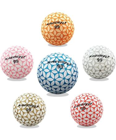 Kaede 2 Tone Colored Golf Balls (6-Pack) - Fly Distance Technology - Buy Online on GoSupps.com