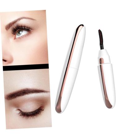 Beatifufu 1 Set Eyelash Curler Heating Lashes Curler Portable Hair Curler Heated Eyelash Wand Power Tools Heated Curlers Hot Eyelash Curling Clip for Eyelash Heated Lash Curler White Abs 13.6X2.4X2.1CM - Buy Online on GoSupps.com