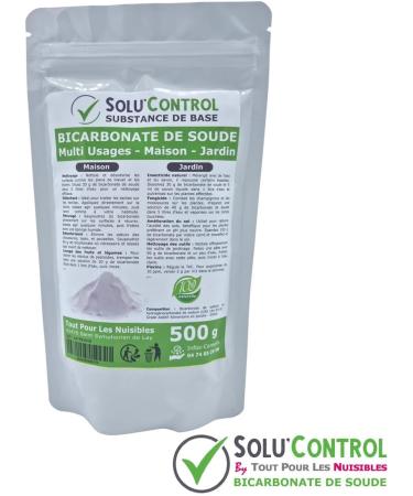 500 g of Multi-Purpose Baking Soda for Home and Garden 100% Natural Resealable Zip Bag - Buy Online on GoSupps.com