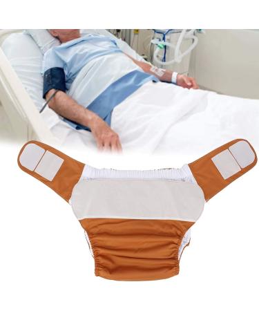 Waterproof Washable Reusable Adult Elderly Cloth Diapers - Diaper Coffee Color - Buy Online on GoSupps.com