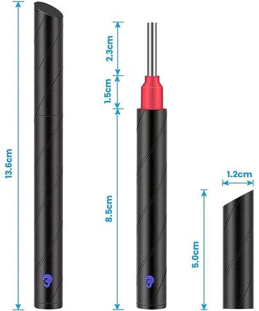 SMSOM Ear Wax Removal Ear Cleaner 1920P HD Wireless Ear Otoscope Earwax Removal Tool Safe Ear Wax Removal Kit for Adults Kids &Pets Black - Buy Online on GoSupps.com