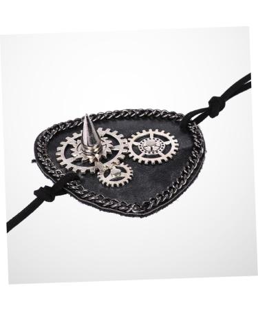 Beaupretty Halloween Eye Mask prom props gear clock decoration eye mask single eye mask eye patch Masquerade eye mask Decor Blindfold halloween apparel Eye Mask Halloween M Black - Buy Online on GoSupps.com
