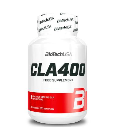Biotech USA CLA 400 |Fat burner |Weight management |Slimming pills |Fast cellulite reduction dietary supplements (80 capsules 1 bottle)