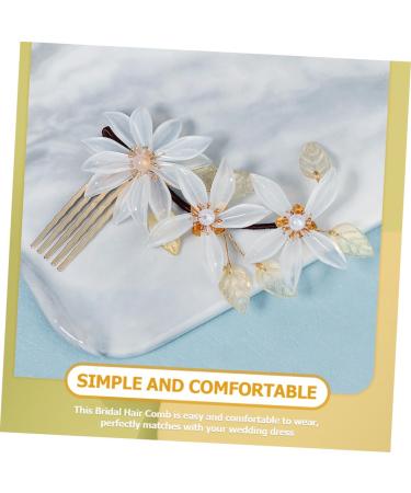 DOITOOL Flower Comb Alloy Bride Prom Decorate - Buy Online on GoSupps.com