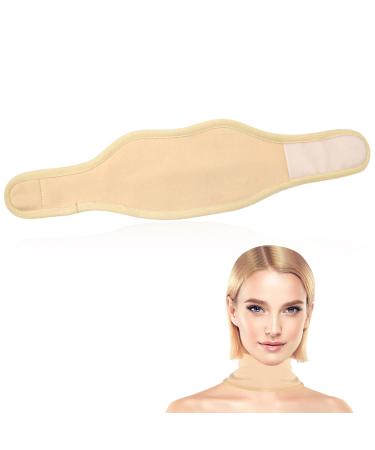 Casting oil pack for the neck comfort castor oil packing Neckwickel massage device Reusable massage belt castor oil for neck relaxation muscle pain insomnia (khaki)