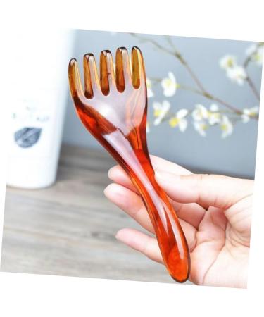 CLISPEED 4-Piece Gua Sha Head Massage Tool Set - Multi-Purpose Jade Massage Comb for Relaxation & Wellness - Buy Online on GoSupps.com