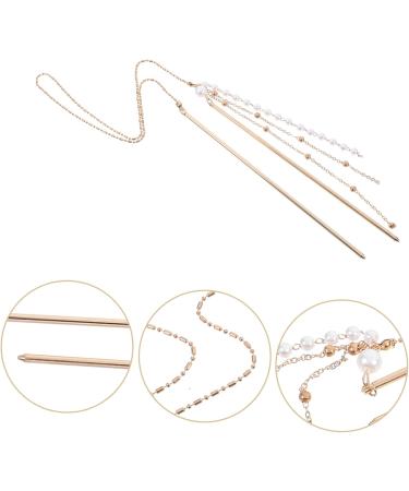Hairpin Hair Pins Hair Accessories Vintage Hair Pin Antique Hair Stick Chinese Hair Chopsticks Tassel Hair Stick Metal Chopsticks Double Chain Hair Stick China Zinc Alloy Hanfu - Buy Online on GoSupps.com