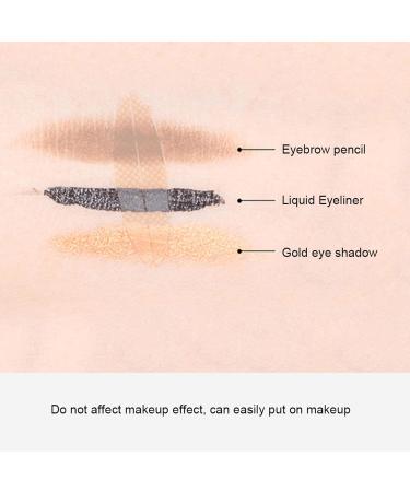 Yctze 72 Pairs Invisible Eyelid Tape for Hooded Eyes Half Round Shape Double Eyelid Adhesive Sticker Eye Lifter Strips Makeup Tool and Accessories - Buy Online on GoSupps.com