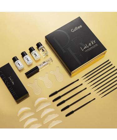 GOLLEE Lash Lift Kit Lash Perm Kit 2 in 1 Eyelash Lift Kit 5 * 5 ml Eyelash Perm Kit at Home Eyelash Perming Kit Curling Semi-Permanent Eyebrow Lamination Kit