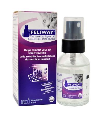 Feliway 20 mL Spray Cat Feline Stress Behavior Relief Urine Spraying Scratching by Unknown