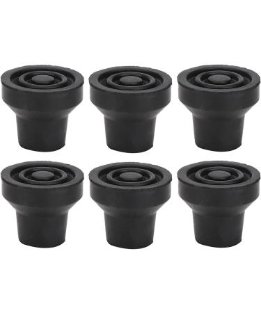 Non-Slip Crutch Tips - 10 Pack Rubber Tips with Metal Spacers for Standard Hiking Poles (16mm) - Durable & Reliable - Buy Online on GoSupps.com