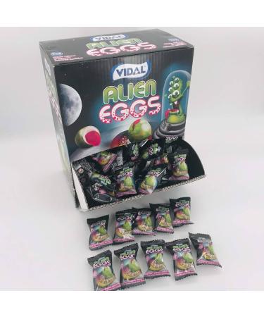 Buy Dino & Alien Eggs - Eerie Green Chewing Gum Egg with Liquid Core | Perfect Kids' Birthday Gift - Buy Online on GoSupps.com