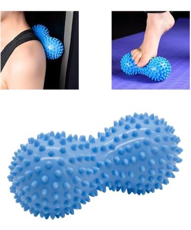 Massage Peanut Ball Spike Massage Ball Set for Deep Tissue Relief | Hand & Foot Massager (2pcs Blue) | International Shipping Available - Buy Online on GoSupps.com
